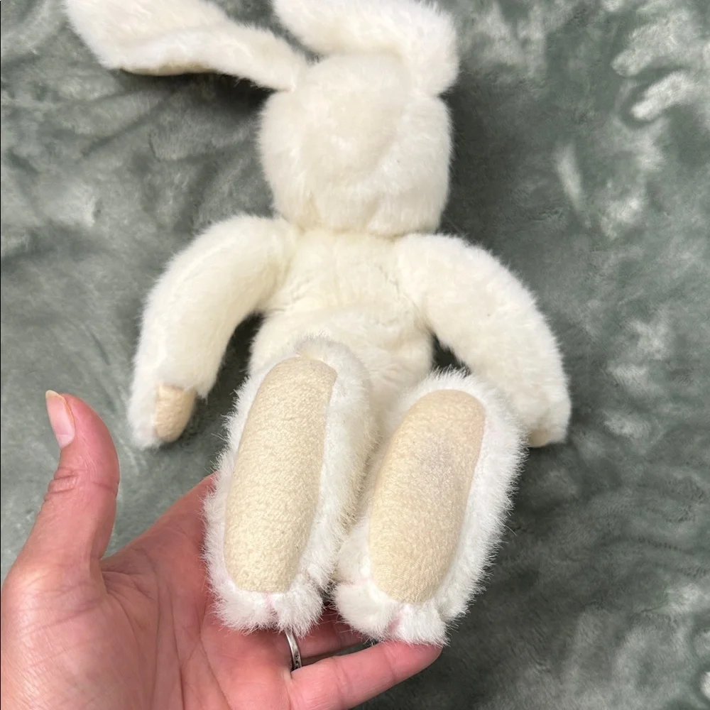 Plush White Bunny Toy